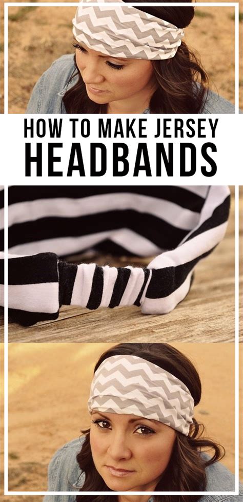 How to make a jersey headband?