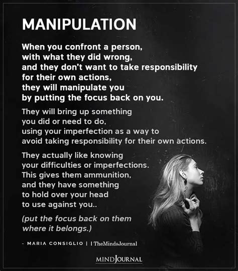 How to make a manipulator feel bad?