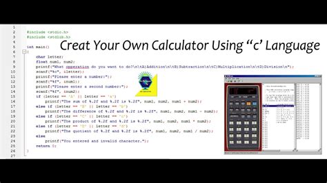 How to make a real calculator in C?