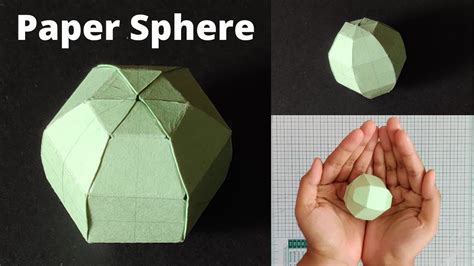 How to make a sphere out of paper?