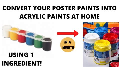 How to make acrylic paint at home?