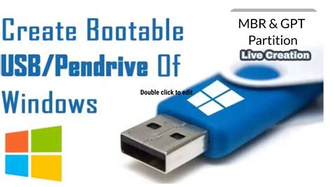 How to make bootable pendrive for both MBR and GPT?