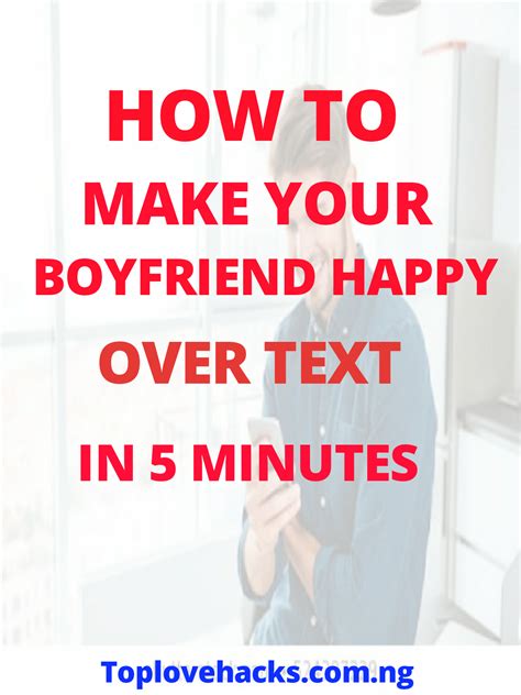 How to make boyfriend happy?