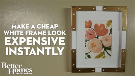 How to make cheap frames look expensive?