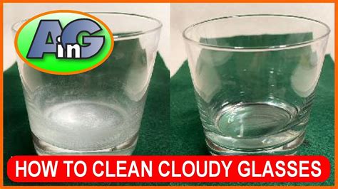 How to make cloudy glasses crystal clear again without vinegar?