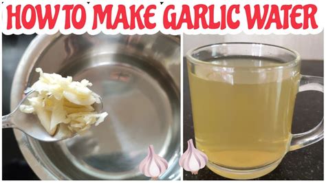 How to make garlic water?