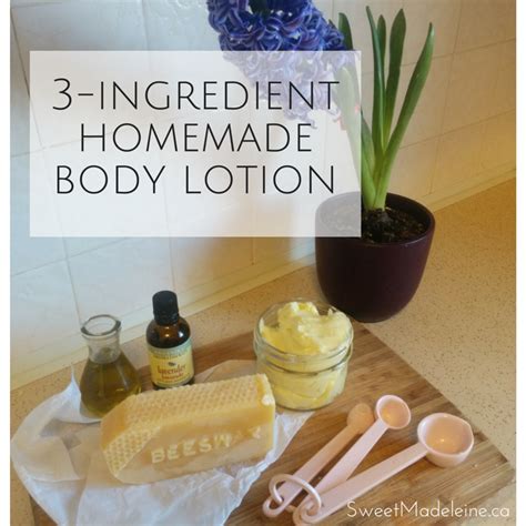 How to make lotion with 3 ingredients?