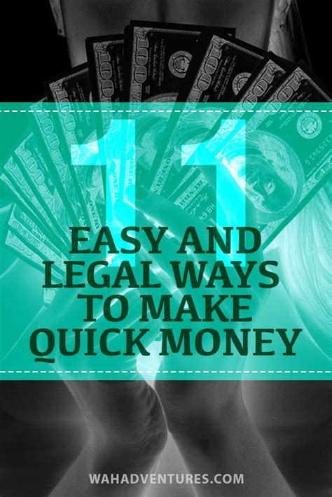 How to make money legally?
