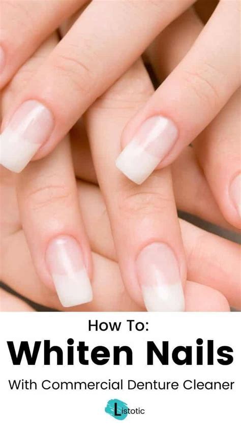 How to make nails whiter?