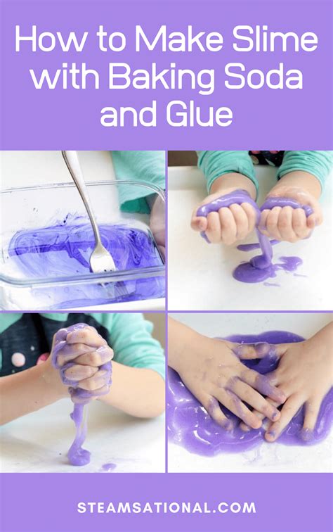 How to make slime with baking soda?