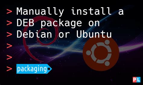 How to manually install a package in Debian?