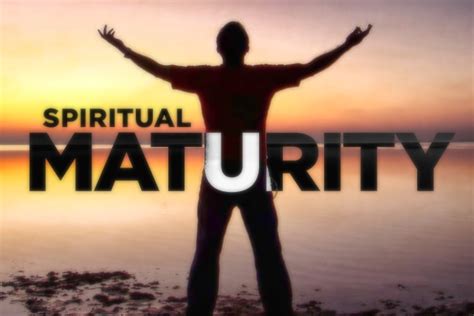 How to mature spiritually?