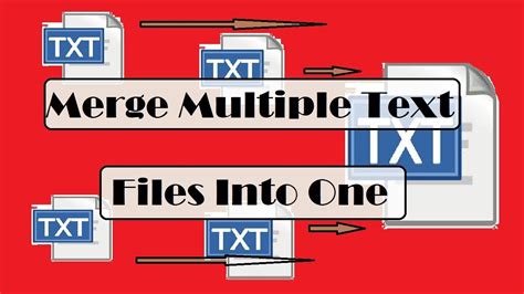 How to merge two text files?