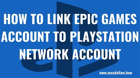 How to merge your Epic Games account with your PlayStation account?