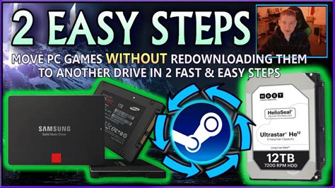 How to move Steam games to another PC without re downloading?