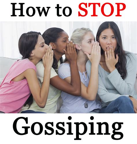 How to not gossip?
