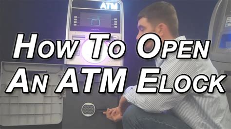 How to open ATM?