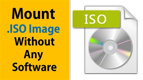 How to open ISO file without program?