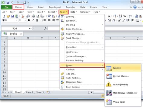 How to open macro in Excel?