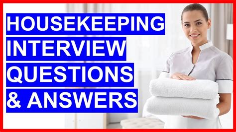 How to pass a housekeeping interview?