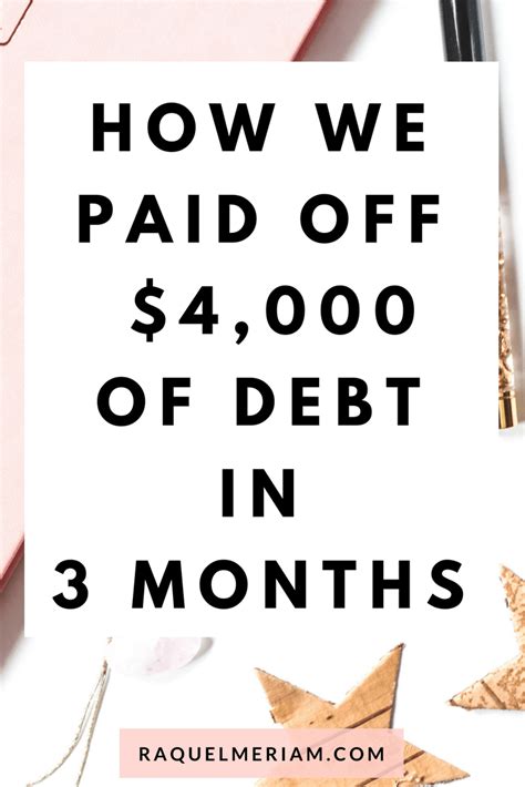 How to pay $4,000 debt?
