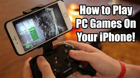 How to play PC games on iPhone?
