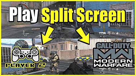 How to play call of duty modern warfare 2 split-screen PS4?