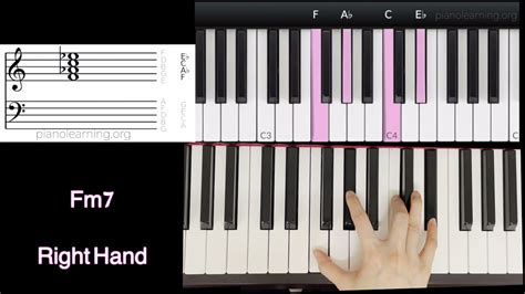 How to play fm7 on piano?