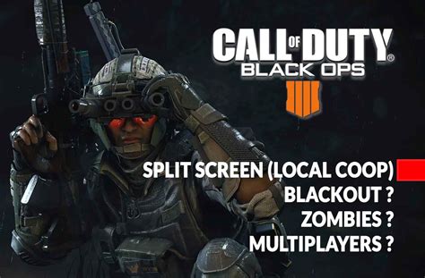 How to play split-screen black ops 4?