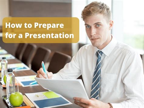 How to prepare for presentation?