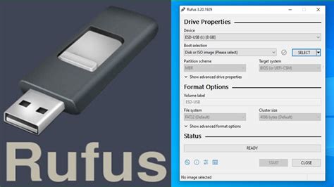 How to put Windows 10 on USB with Rufus?
