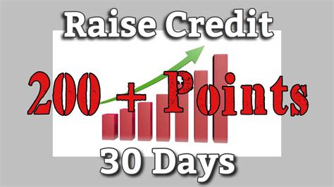 How to raise your credit score 200 points in 30 days?