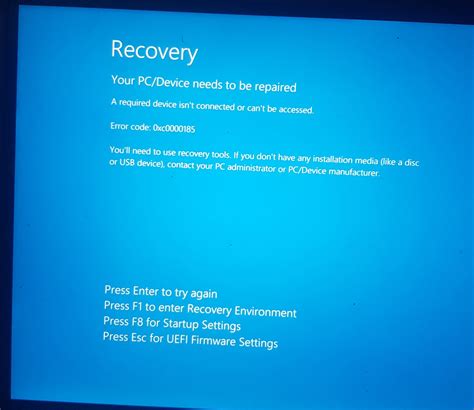 How to recover BIOS Windows 10?