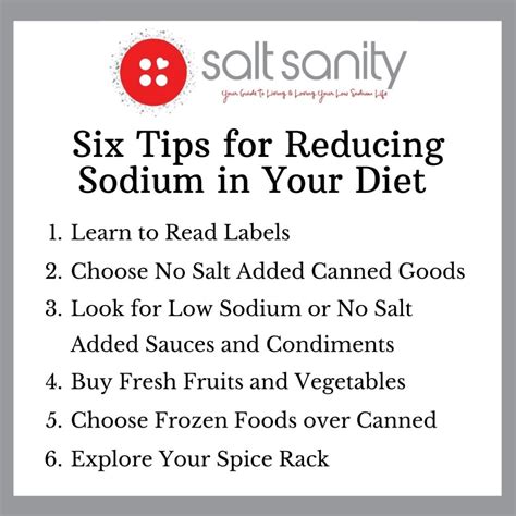 How to reduce sodium?