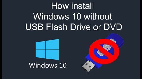 How to reinstall Windows 10 without USB?
