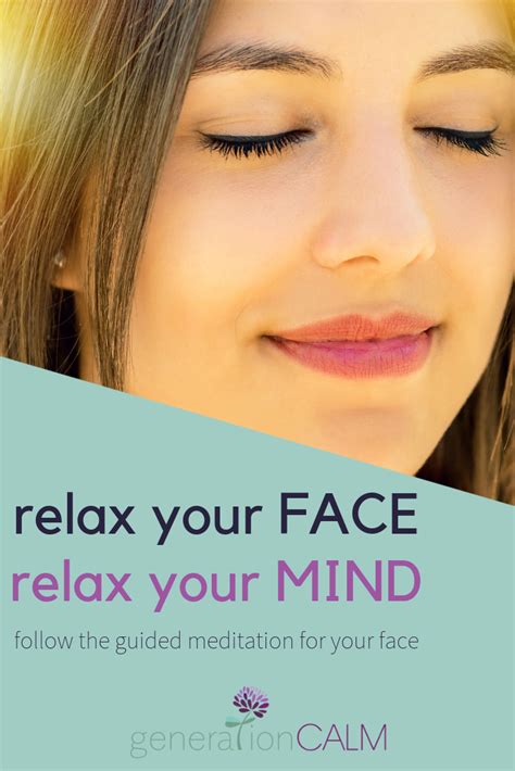 How to relax your face?