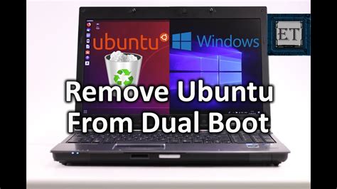 How to remove Linux Ubuntu from Windows?