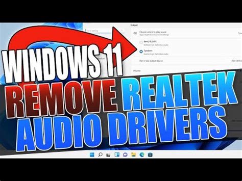 How to remove Realtek?