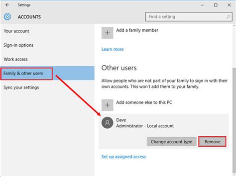 How to remove admin Microsoft account from Windows 10 without password?