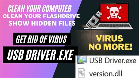 How to remove exe virus from USB?