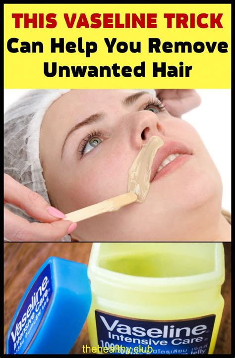 How to remove facial hair at home in 5 minutes with Vaseline?