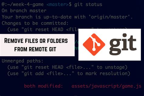How to remove folders from remote git?