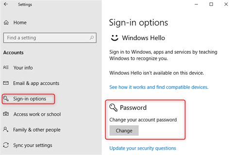 How to remove password on Windows 10 lock screen from Control Panel?