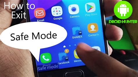 How to remove safe mode?