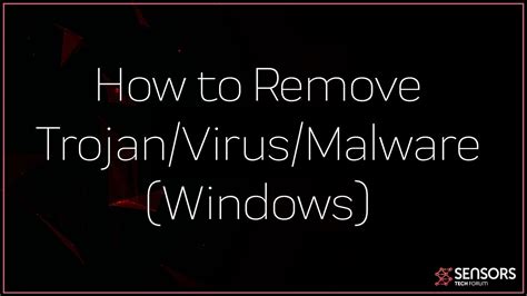 How to remove trojan?