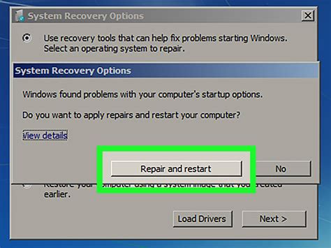 How to repair win7 without installing?