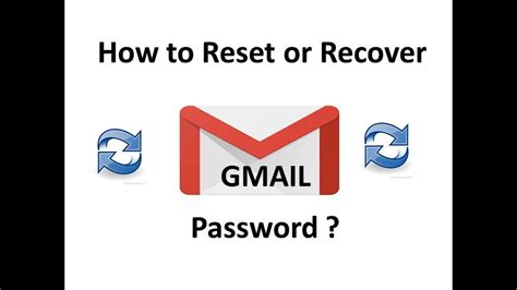 How to reset Gmail password?