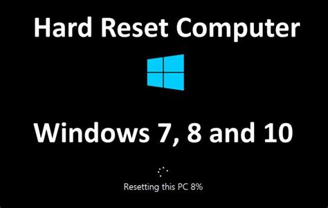 How to reset PC Windows 7?