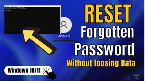 How to reset Windows 10 password without disk using command prompt?
