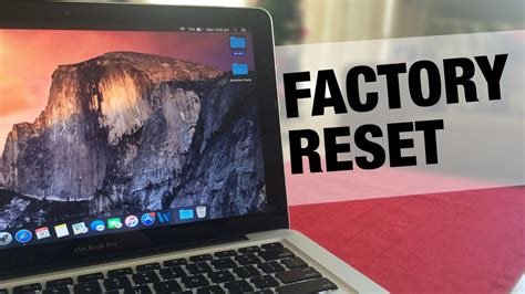 How to reset a MacBook?